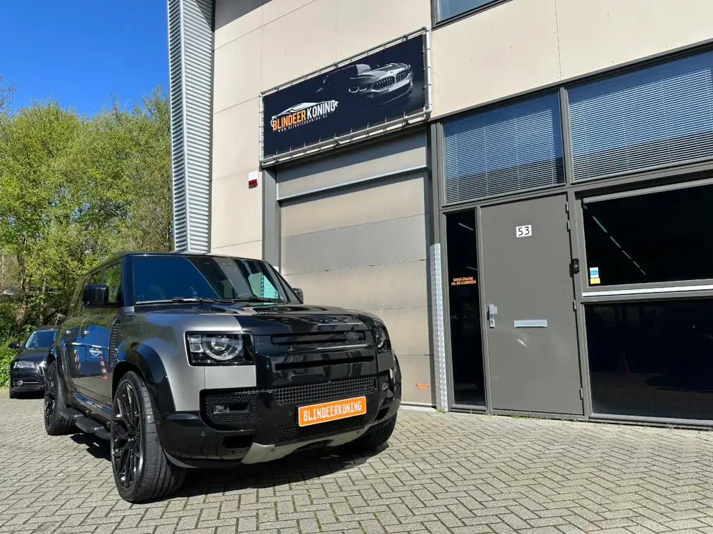 Voorruit tinten met Chameleon Light Blue folie